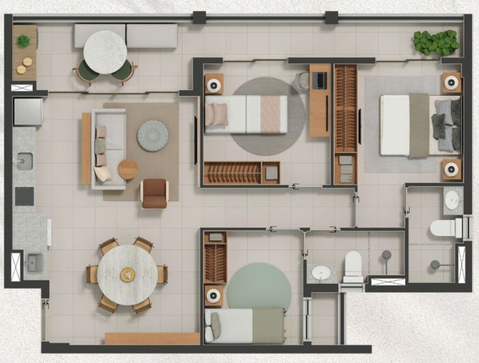 Planta 77,35m2