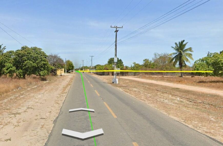 Investimento estratégico em Beberibe! Excelente localização entre a cidade e Praia das Fontes. Terreno de 24.761 m².